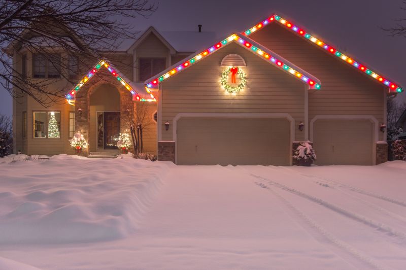 Christmas Lights Hanging in Kansas City, MO