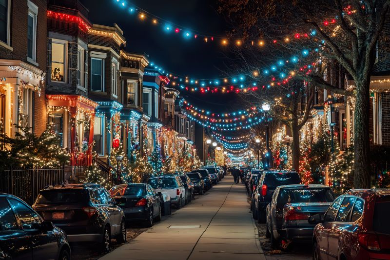 Completed Christmas Light Displays