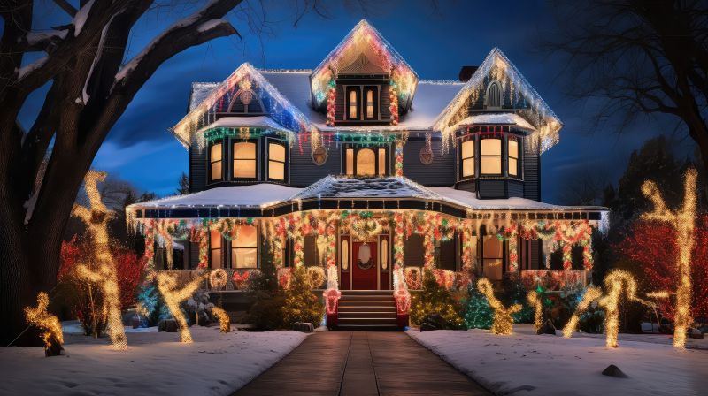 Christmas Lights Installation in Kansas City, MO