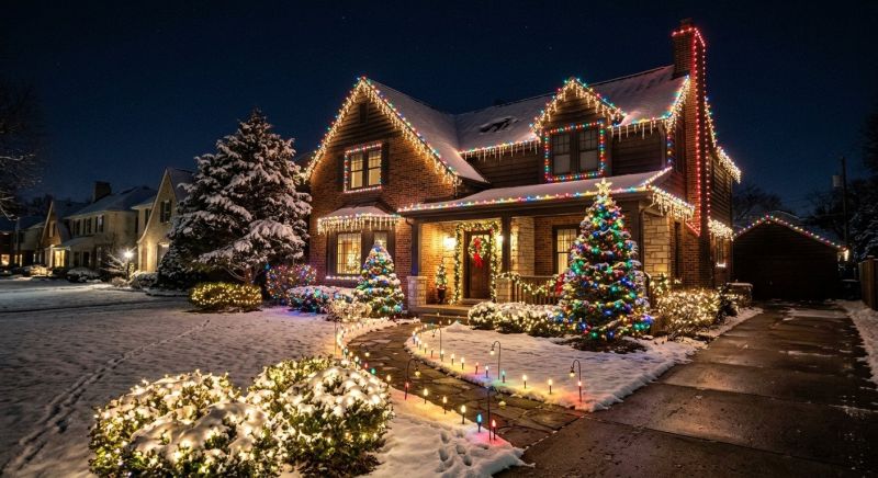 Christmas Lights Installation in Olathe, KS