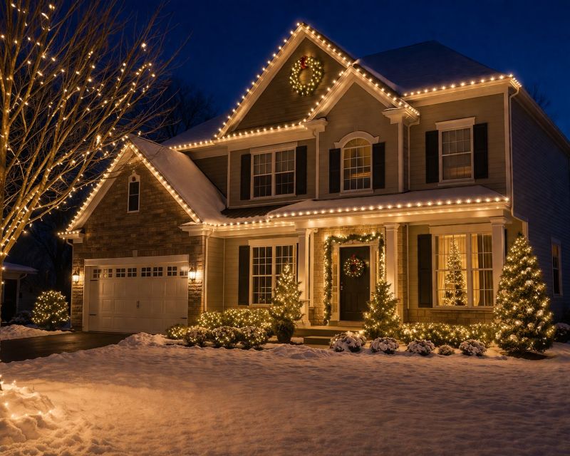 Holiday Lights Installation in Kansas City, MO