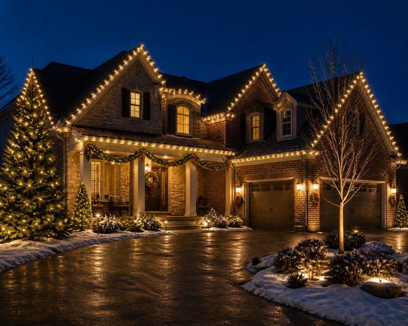 Seasonal Lights Installation in Overland Park, KS