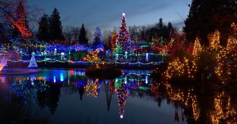Christmas Lights Hanging in Kansas City, MO