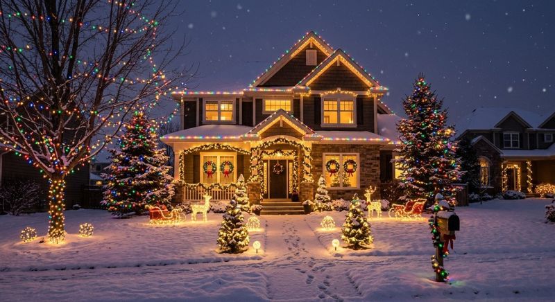 Seasonal Lights Installation in Kansas City, MO